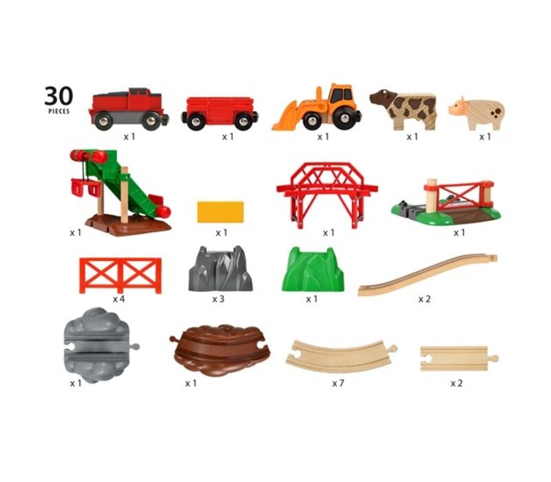 Animal Farm Train Set
