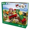 Brio Animal Farm Train Set