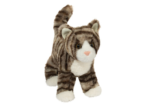 Douglas Zigby Gray Stripe Cat