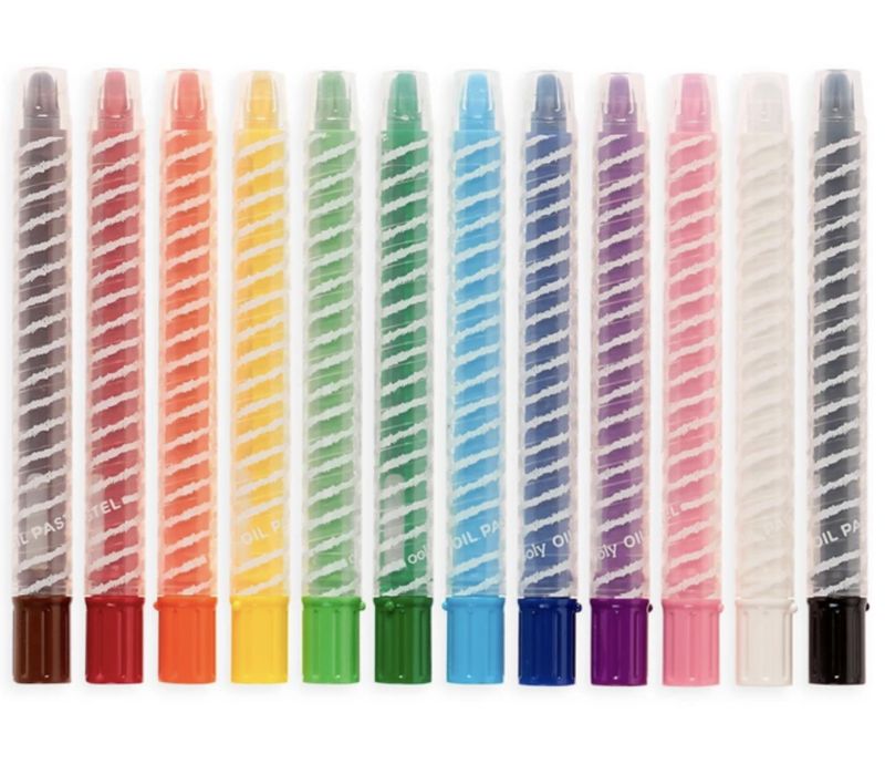 Twisty Stix Oil Pastels - Set of 12