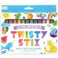 Twisty Stix Oil Pastels - Set of 12