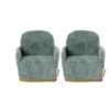 Maileg Mouse Chair Pair, Blue