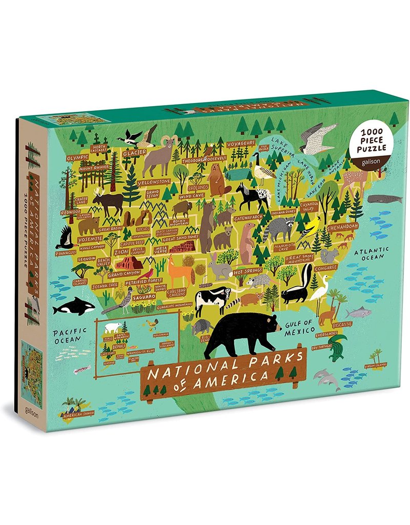 Hachette 1000pc Puzzle: National Parks of America