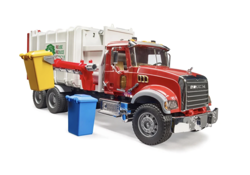 Bruder Mack Grainte Side Loader Garbage Truck