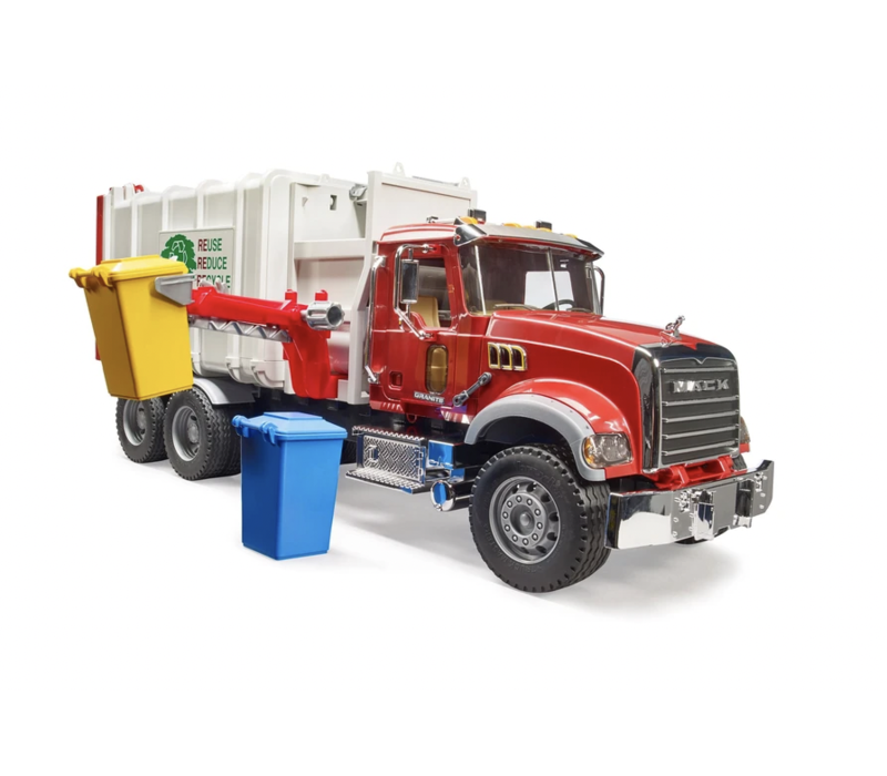 Mack Grainte Side Loader Garbage Truck