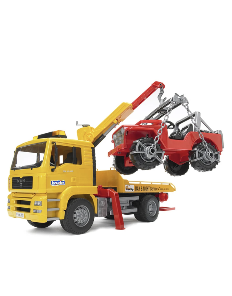 Bruder MAN Tow Truck with Vehicle