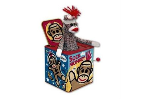 Schylling Jack in the Box: Sock Monkey