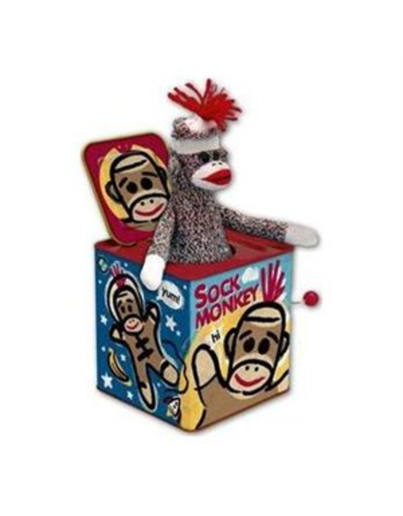 Schylling Jack in the Box: Sock Monkey