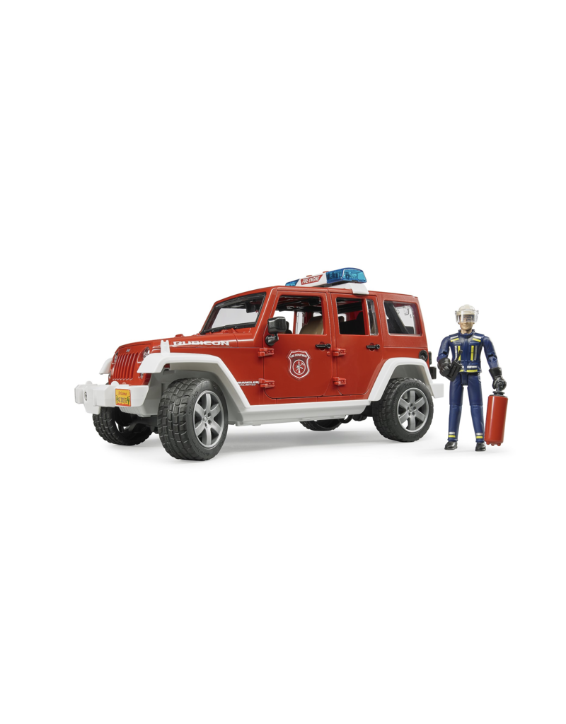 Bruder Jeep Rubicon Fire Vehicle w/Fireman
