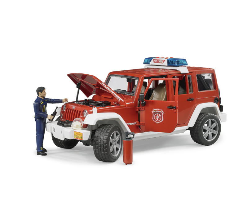 Jeep Rubicon Fire Vehicle w/Fireman