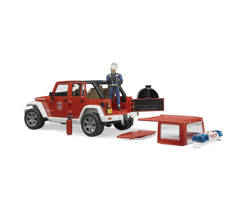 Jeep Rubicon Fire Vehicle w/Fireman