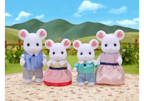 Calico Critters Marshmallow Mouse Family