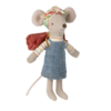 Maileg Hiker Mouse, Big Sister in Suitcase