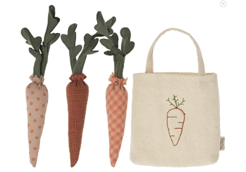 Maileg Maileg Carrots in a Shoping Bag
