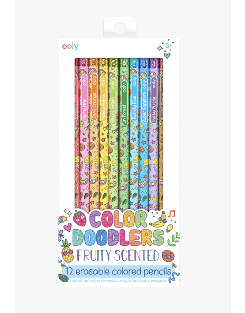 Ooly Doodlers Fruity Scented Erasable Color Pencils