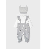 Mayoral F22 Kitty Knit Overall Set