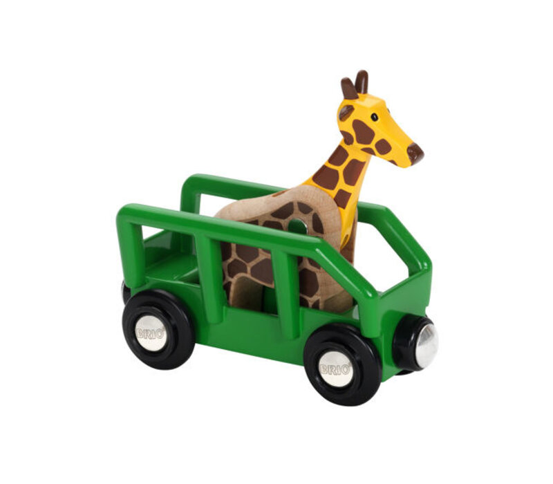 Giraffe and Wagon