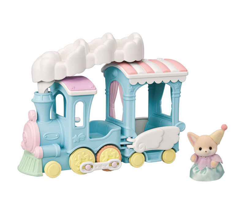 Floating Cloud Rainbow Train