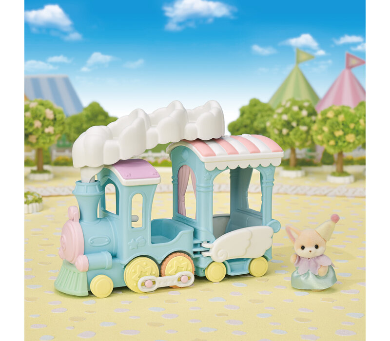 Floating Cloud Rainbow Train