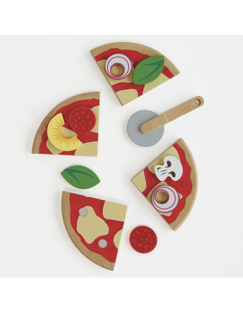 Le Toy Van Wooden Pizza & Toppings