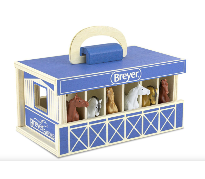 Wooden Stable Playset