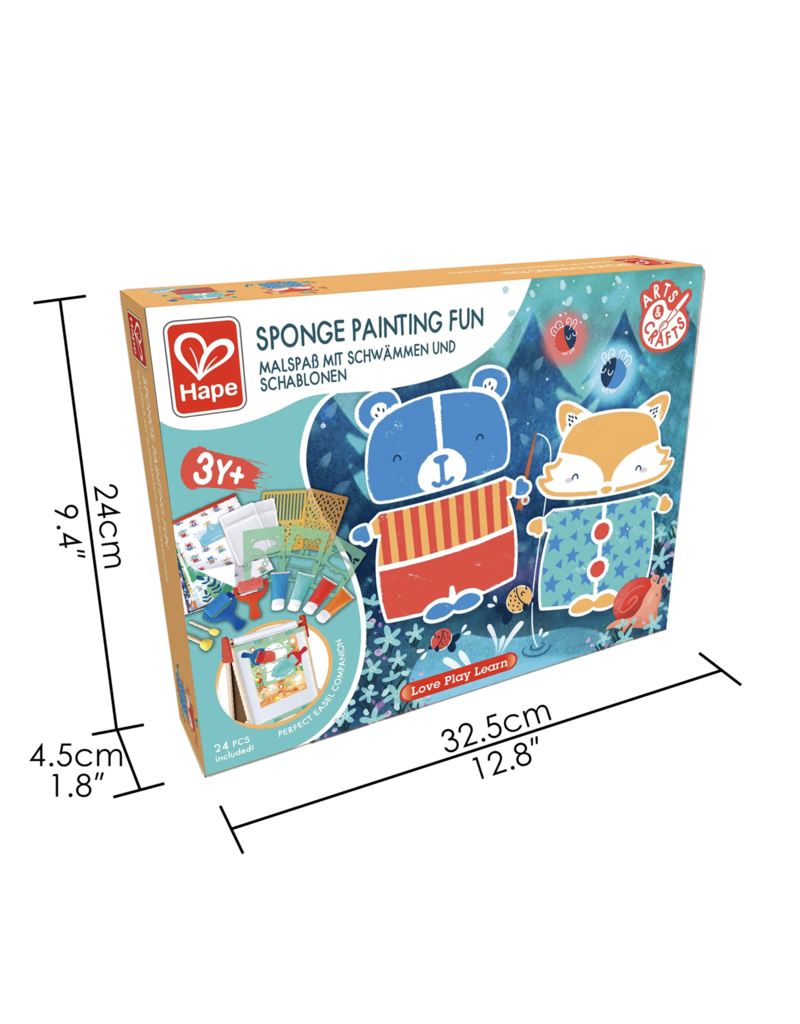 Hape Sponge Painting Fun Kit