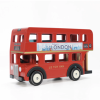 Wooden London Play Bus