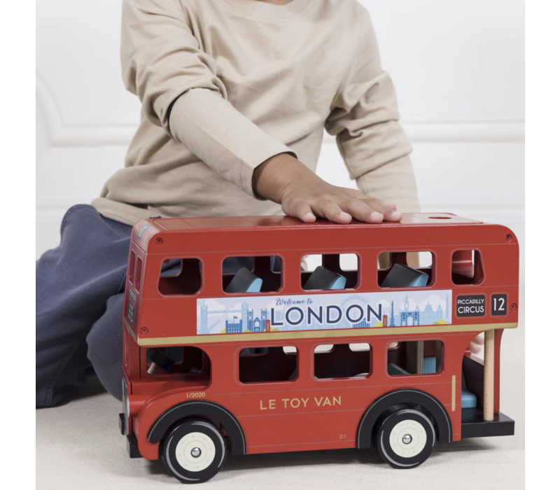 Wooden London Play Bus