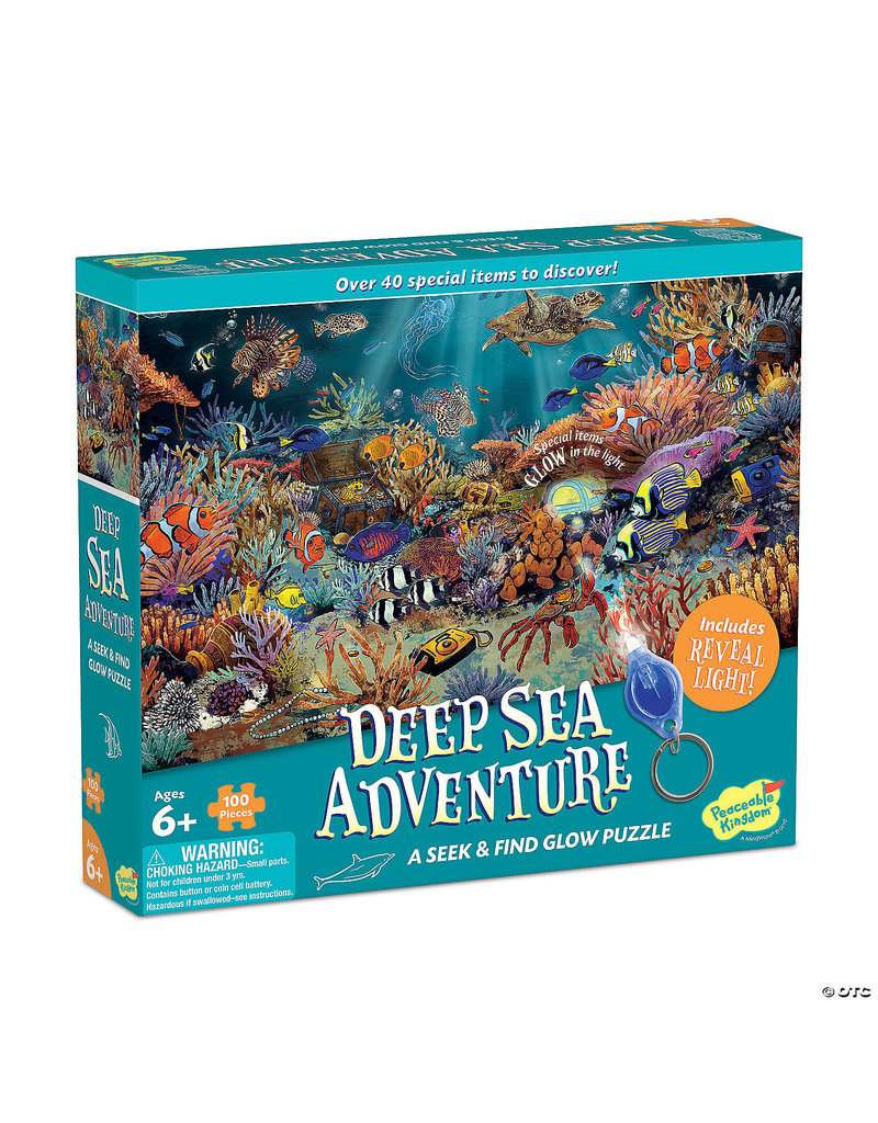 Mindware Deep Sea Adventure Seek & Find Glow Puzzle