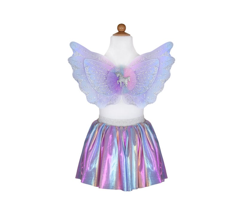 Magical Unicorn Skirt & Wings, 4-6yo