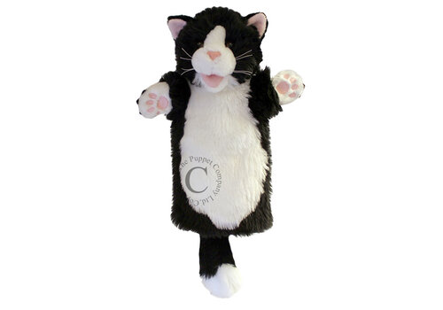 The Puppet Co Cat B/W Long Sleeve Hand Puppet