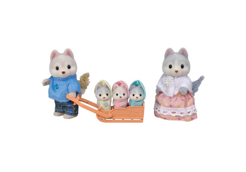 Calico Critters Husky Family