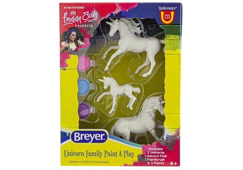 Breyer Unicorn Family Paint and Play