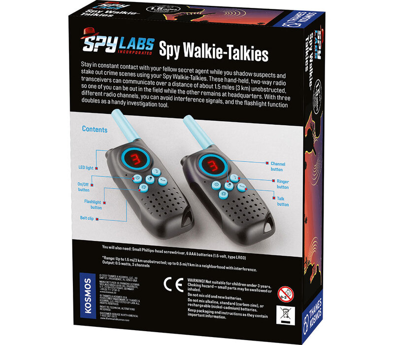 Spy Labs: Spy Walkie-Talkies