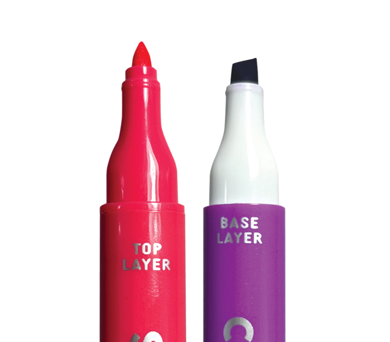 Color Layers 2X Ended Markers