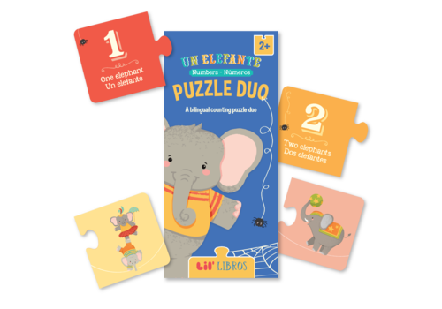 Lil Libros: Un Elefante Puzzle Duo