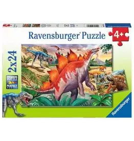 Ravensburger 2 x 24 pcs: Jurassic Wildlife