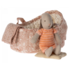 Maileg Micro Bunny/Rabbit in Carry Cot