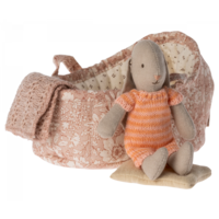 Micro Bunny/Rabbit in Carry Cot