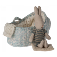 Micro Bunny/Rabbit in Carry Cot
