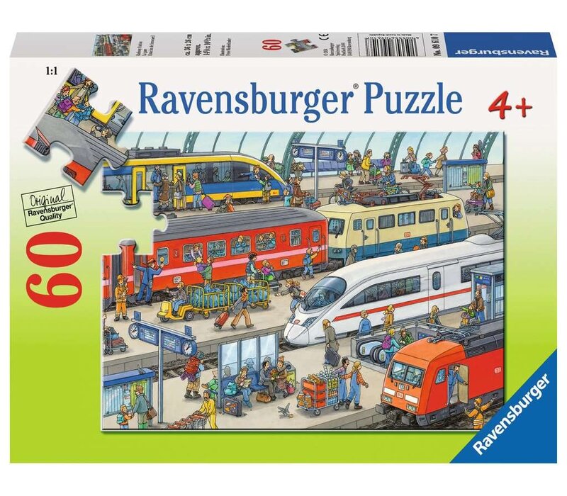 60 Pcs: Railway Station Puzzle
