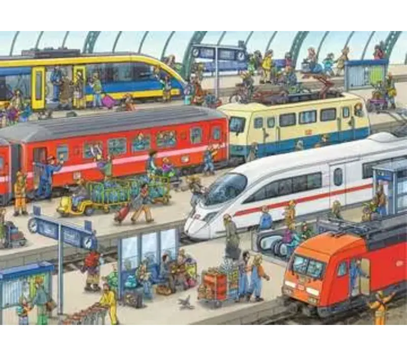 60 Pcs: Railway Station Puzzle