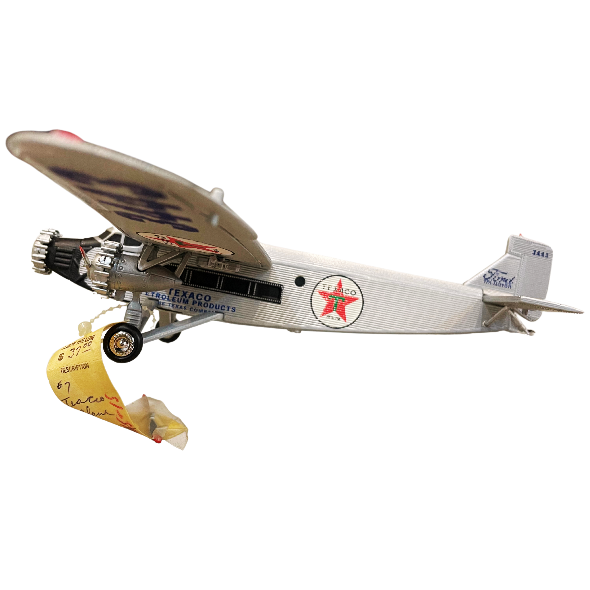 Texaco 1927 Ford Tri-Motored Plane - Tiddlywinks Toys And Games Texaco 1927 Ford Tri-Motored Plane - Tiddlywinks Toys And Games