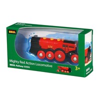 Mighty Red Train Locomotive