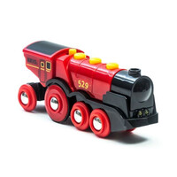 Mighty Red Train Locomotive