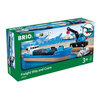 Freight Ship and Crane