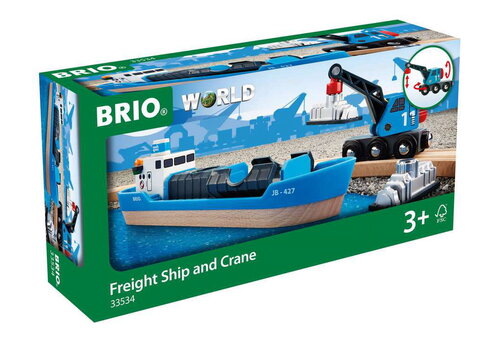 Brio Freight Ship and Crane