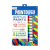 Ooly Paintology Acrylic Paints + 2 Brushes