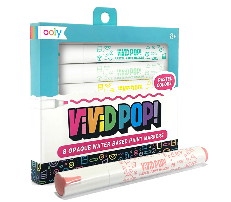 Vivid Pop: Water Based Paint Markers - Pastel