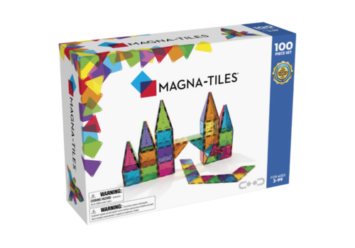Magnatiles Clear Colors:  100 Pc Set